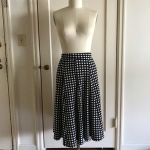 Gingham Circle Skirt